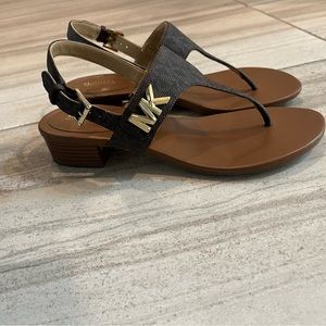 Michael Kors luggage monogram sandal